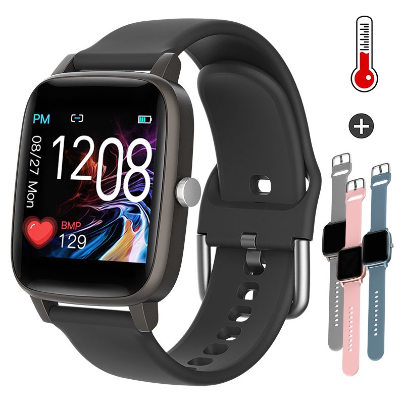 T98 Smart Watch Body Temperature Blood Pressure Monitor Smartwatch IP67 -  T98 Body Temperature Smart Watch